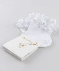 calcetines con puntilla y lazito 3