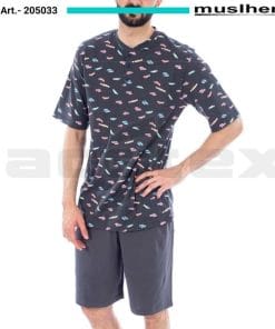 PIJAMA CORTO CABALLERO M. 205033 MUSLHER