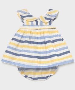 vestido lino rayas recien nacida nina id 21 01825 034 800 5