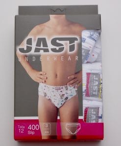 pack 3 slip nino algodon mod400 jast calzoncillos jast 252052