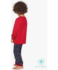 Pijama navideño niño Ho Ho Ho M. 730044 MUYDEMI 7 PIJAMA INVIERNO NIÑO 2