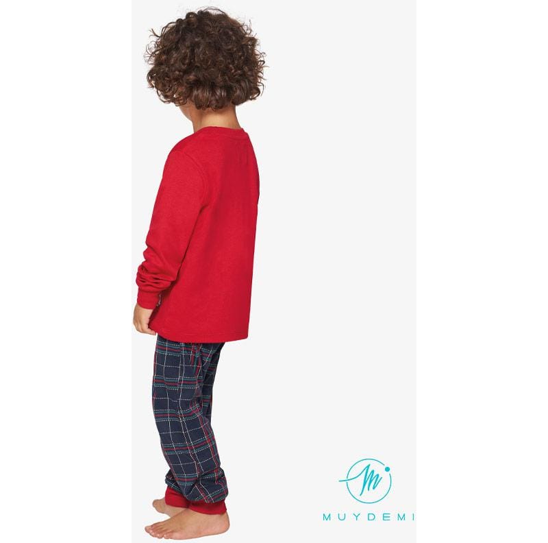 Pijama navideño niño Ho Ho Ho M. 730044 MUYDEMI 4 PIJAMA INVIERNO NIÑO 2