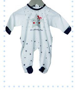 PELELE M/L ESTAMPADO ESTRELLITA CON PURPURINA M. 221008 MUSLHER