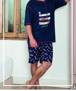 PIJAMA CRO M/C ESTAMPADO CANOAS M. 225034 MARINO MUSLHER