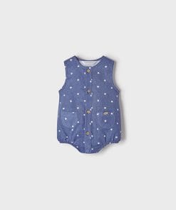 Pelele estampado recién nacido niño M. 1627 BLUE STAR MAYORAL