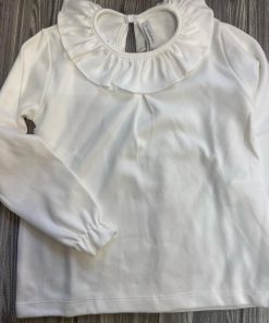 CAMISETA CUELLO VOLANTE TITÁN ALGODÓN M. 15023 CALAMARO BEIGE