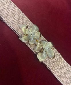 CINTURÓN ELÁSTICO ROSA FLOR M.RP/FF