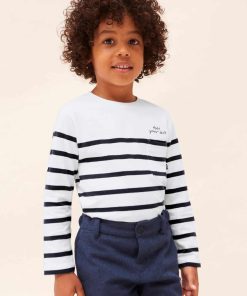 CAMISETA M.3024/M DE MANGA LARGA CON ESTAMPADO, ALGODÓN PARA NIÑO