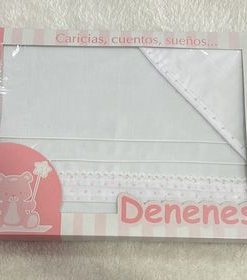 JUEGO DE COCHE/MINICUNA M.199 BLANCO-ROSA