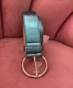 CINTURÓN METALIZADO TURQUESA M.TQ/87