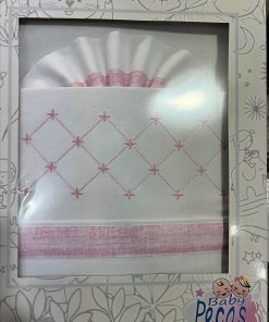 JUEGO SÁBANAS COCHE FRANELA M. 1000-A ROSA