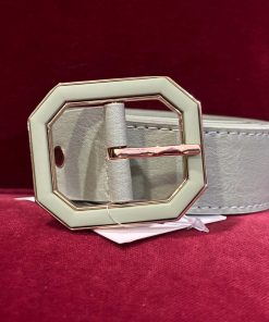 CINTURÓN HEBILLA HEXAGONAL M.HX/VERDE OLIVA