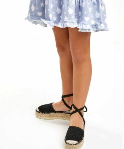 ALPARGATAS DE CROCHET NEGRA DE NIÑA M.BJSH355009