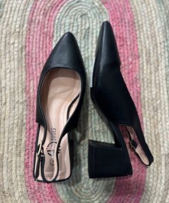 ZAPATO DESTALONADO TACÓN BLOQUE NEGRO M.YZ23-92/N