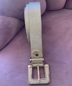 CINTURÓN METALIZADO DORADO CUADRADO M.CUC/D