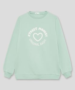 SUDADERA NIÑA M. 96061 VERDE AGUA STREET MONKEY