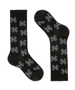 Calcetines altos fantasia calaveras NEGRO M.3891/900