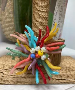 BRAZALETE DE CORALES MULTICOLORES M.MULT/CORALES