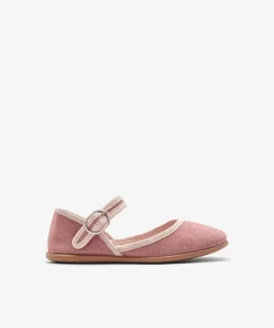 conguitos zapatos bailarinas pink buckle canvas ballerinas 73290654187901 700x