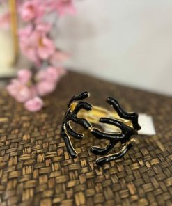 BRAZALETE DE CORALES NEGRO M.CORL/N