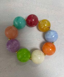 PULSERA CON BOLAS DE COLORES M.COL-PUL