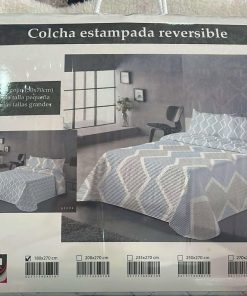 COLCHA M.AZURA DE 90 CM ESTAMPADO REVERSIBLE