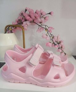 CHANCLAS DE GOMA CON VELCROS M.SB10630 ROSA