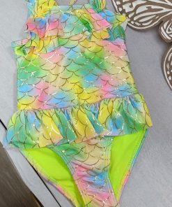 BAÑADOR SIRENA MULTICOLOR M. A-9388 flúor