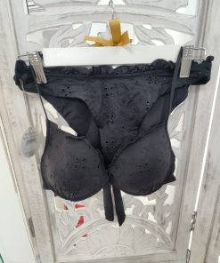 BIKINI PUSH UP PERFORADO M. B24016 NEGRO RAE