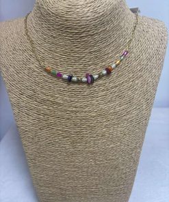 GARGANTILLA PIEDRAS COLORES M.1 PIEDRA