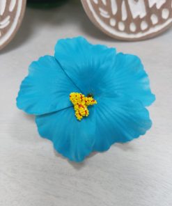 PINZA DE FLOR PARA EL PELO M.FLOR TURQUESA