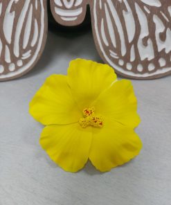 PINZA DE FLOR PARA EL PELO M.FLOR AMARILLA