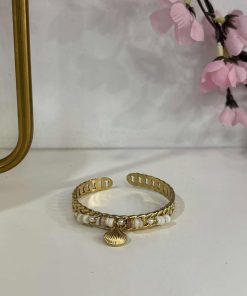 PULSERA DORADA DE ACERO M.P1/CNC