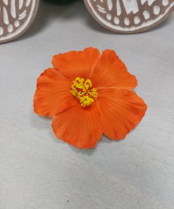 PINZA DE FLOR PARA EL PELO M.FLOR NARANJA