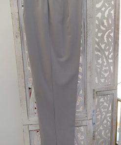 PANTALÓN «PINZA» DE SEÑORA DE VESTIR M.PIZ-GRIS PERLA