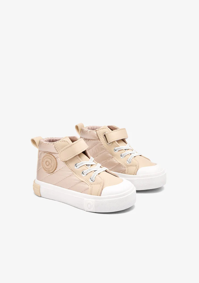 ZAPATILLAS ALTAS TIRA DORADA DE CONGUITOS M.COSH264026-GOLD-22 1 conguitos zapatos sneakers basket gold high strap sneakers
