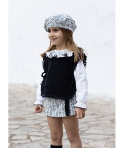 CHALECO EXCELLENTT ALISIO NEGRO M.14025N DE CALAMARO BABY