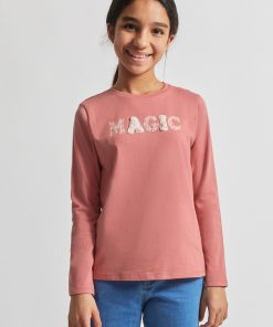 Camiseta niña M. 356036 ROSA MAQUILLAJE STREET MONKEY