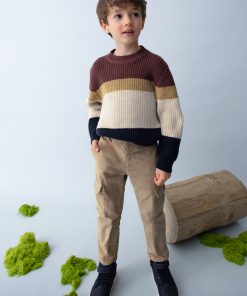 Jersey bandas niño M. 4379 CIRUELA MAYORAL