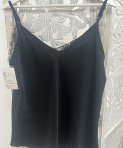 TOP LENCERO CON ENCAJE M.LEN-NEGRO