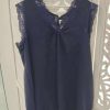 TOP LENCERO AZUL