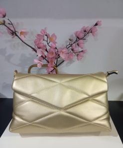 BOLSO ACOLCHADO DORADO M.250-D
