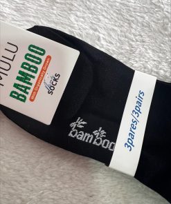 PACK 3 CALCETINES TOBILLEROS M. BM602C NEGRO MULU BAMBOO 40-46