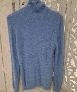 JERSEY DE PUNTO CUELLO ALTO AZUL CLARO M.AZU-PRIN