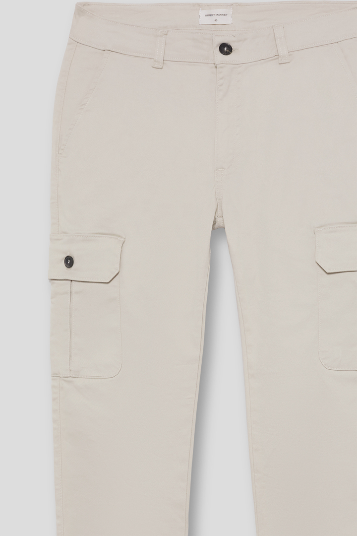 PANTALÓN LARGO CHINO CARGO M. 95061 BEIGE STREET MONKEY 6 171285 product large