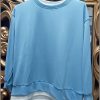 SUDADERA OVERSIZE CON DETALLE DE BAJO COMBINADO M.DER-CELESTE 9 23222966 6b70 457e a2a5 d6c1dcdd1b63