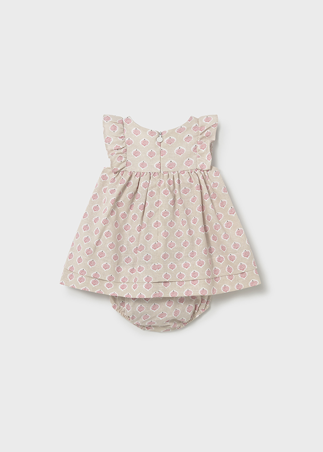 Vestido rizo con cubrepañal recién nacida M. 1803 TERRACOTA MAYORAL 2 26 01803 097 L 51