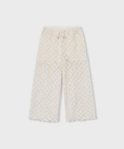 Pantalón largo crochet niña M. 3591 GARBANZO MAYORAL