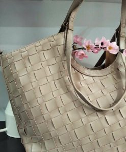 BOLSO CON TRENZADOS COLOR TOPO M.TOP-01 5 638416139 952519573952786 68932639379191824 n