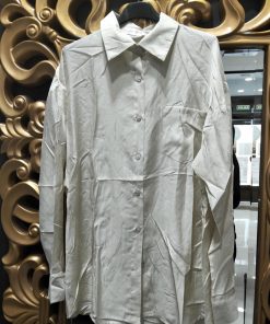 CAMISA FLUIDA CLÁSICA CON BOLSILLO M.10 -BEIGE